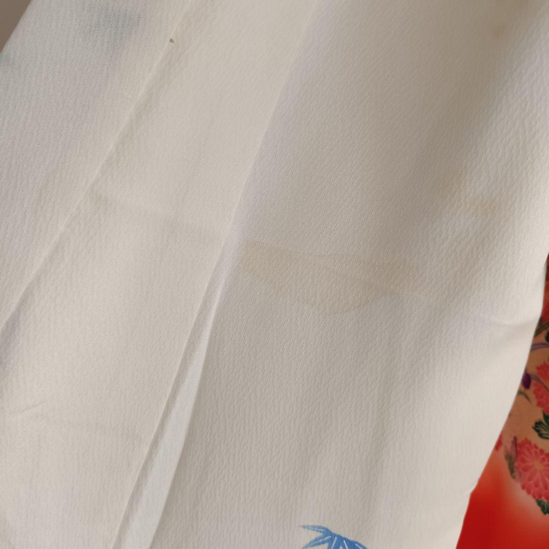 正絹☆誂えクリーム色の着物と作り帯セット