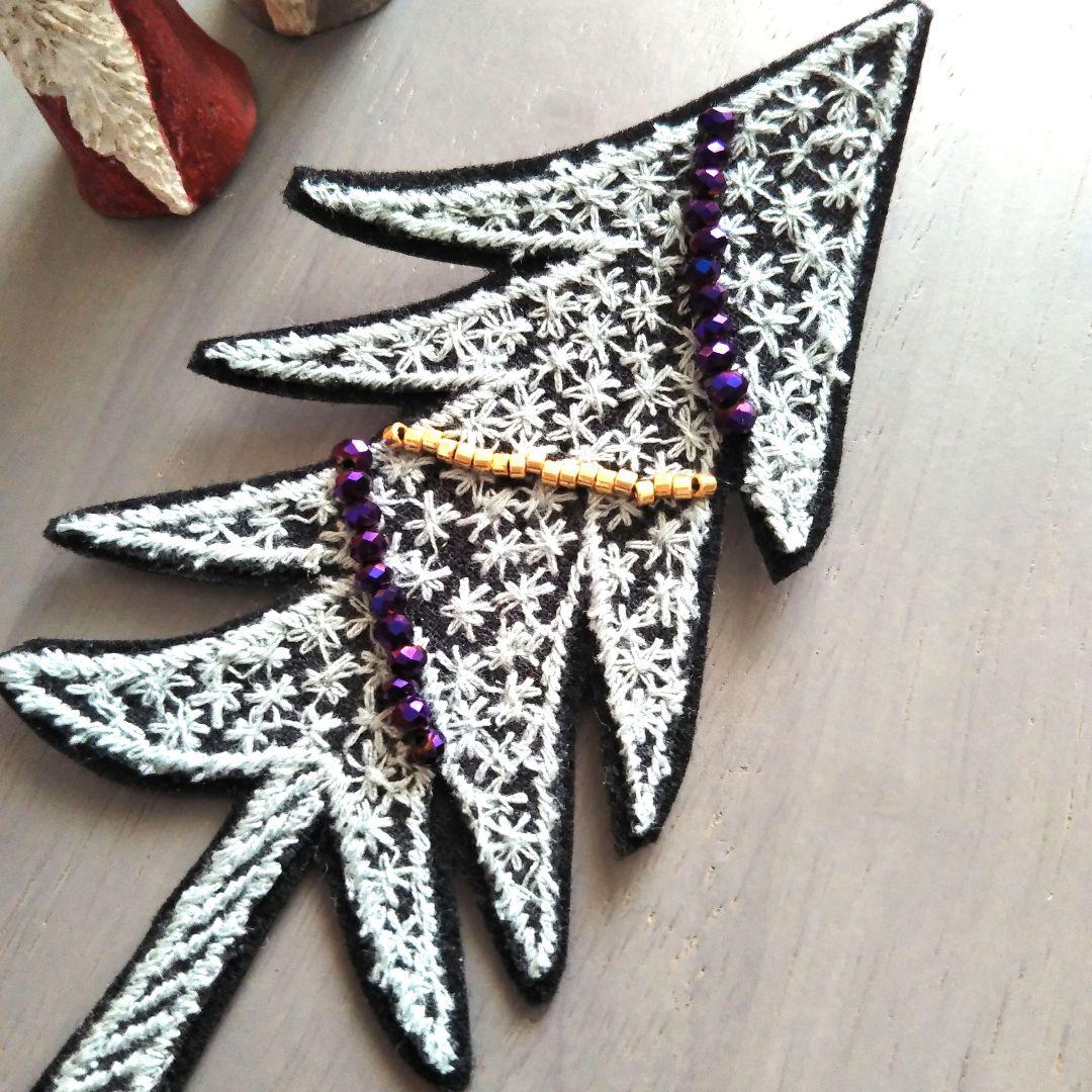 ⚠️専用⑫6ミナペルホネン ハンドメイド ブローチアクセサリー コサージュ