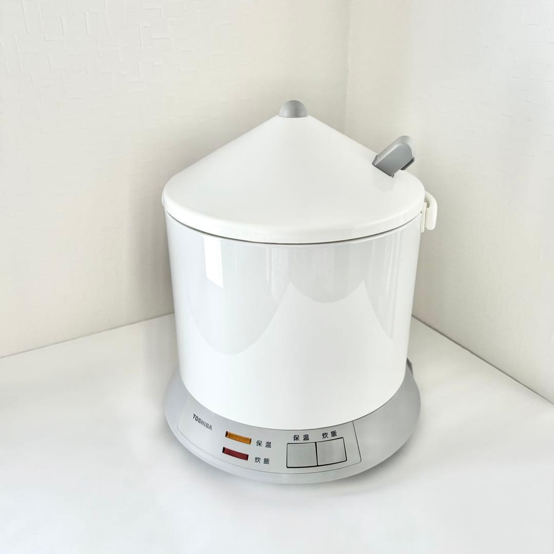 東芝 炊飯器 保温ジャー兼用電気釜 3合炊 スペースエイジ ポストモダン