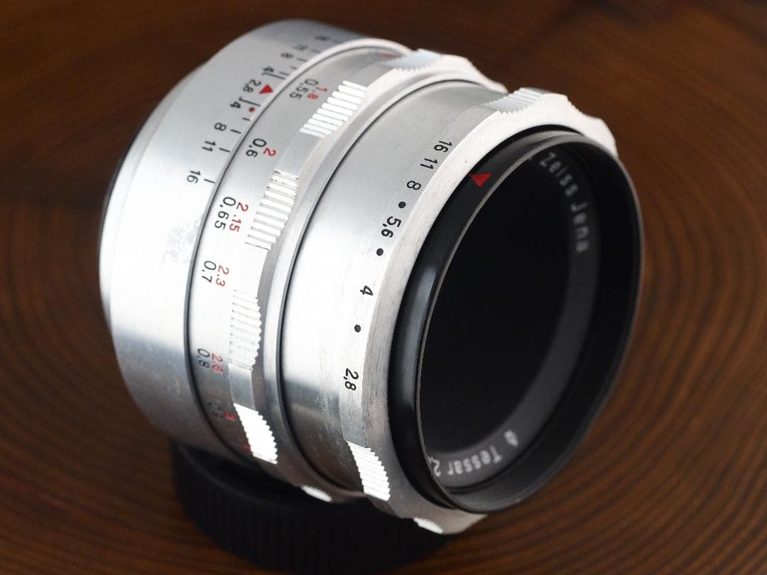 M42 CARL ZEISS JENA TESSAR 2.8/50 シルバー