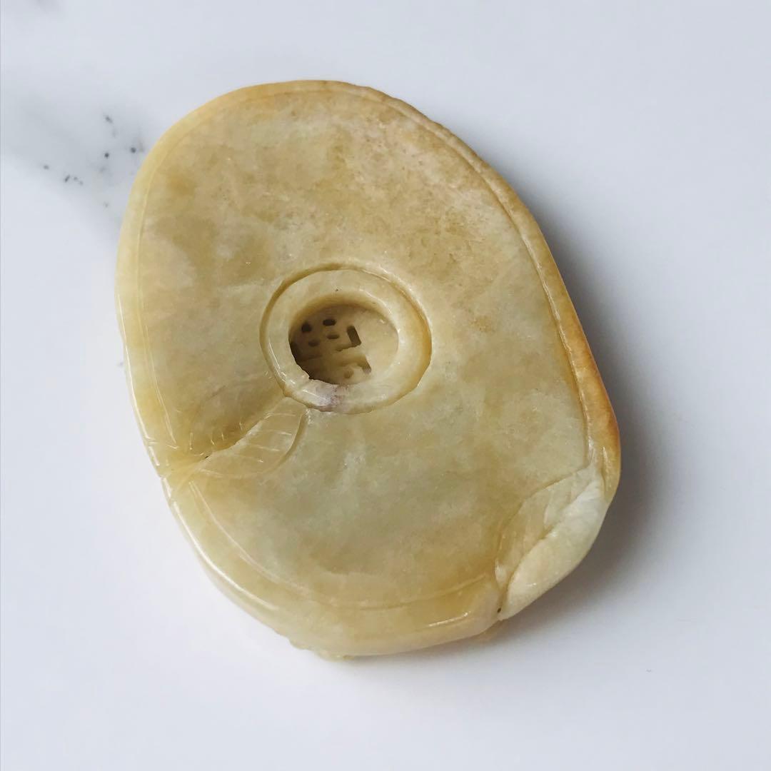 [P300-006］翡翠　ペンダントトップ　ミャンマー産　パーツ