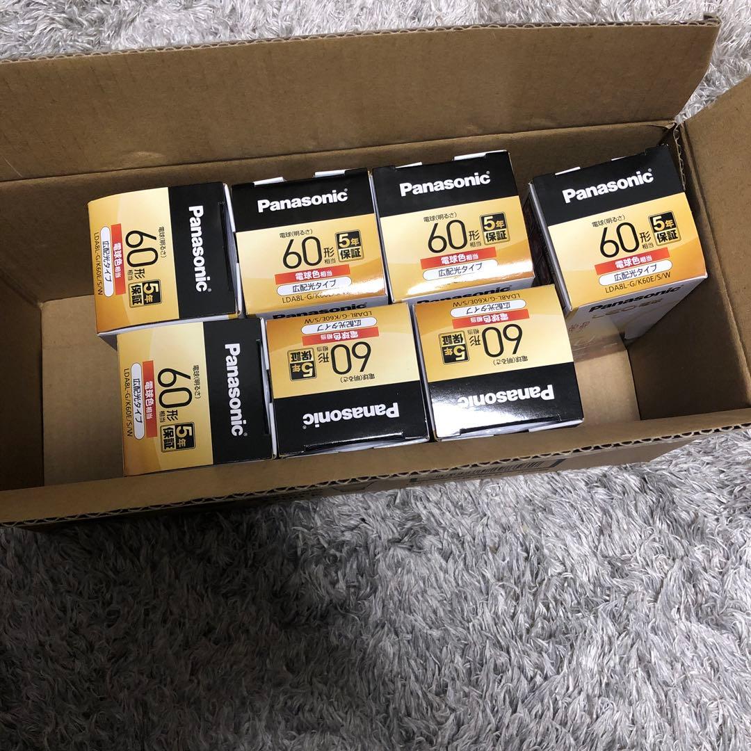 LED電球　LDA8L-G/K60E/S/W 7個