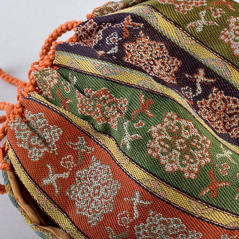 茶道具　瀬戸焼　南山窯　田沼起八郎作　渋紙手　茶入　仕覆付　共箱　V　8581