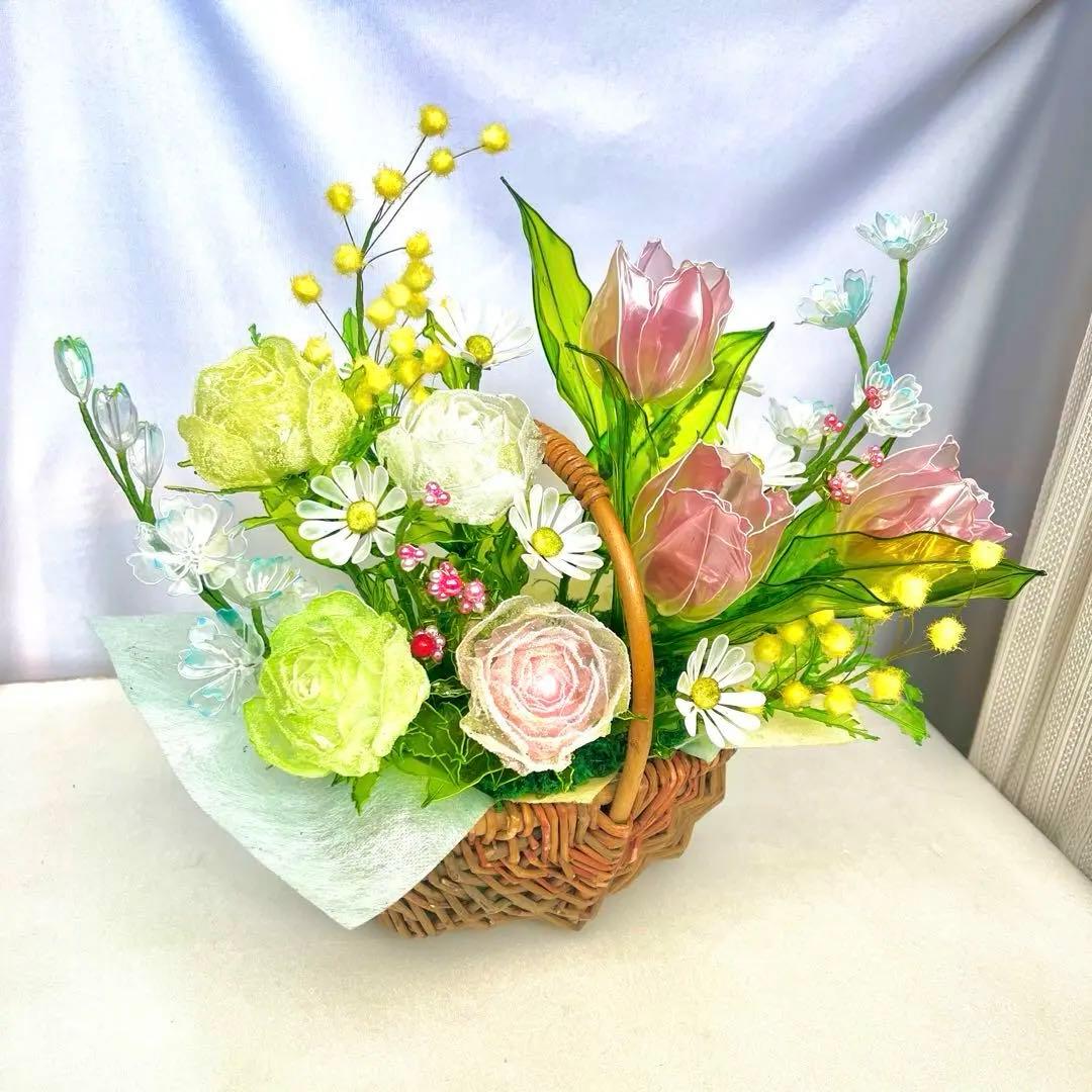 アメリカンフラワー　ディップフラワー　NO.214（春のお花畑）