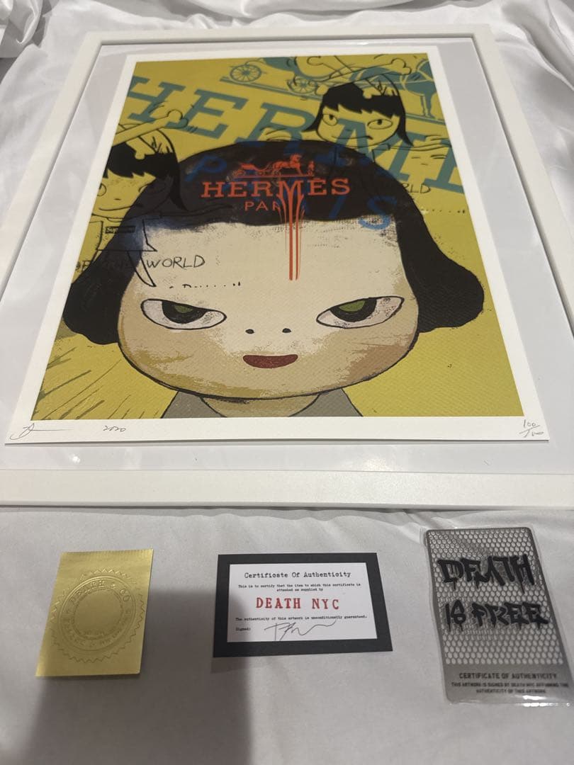 DEATH NYC 現代アートポスター　世界100枚限定　奈良美智