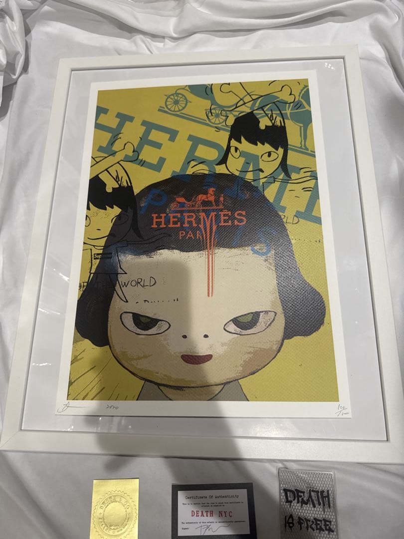 DEATH NYC 現代アートポスター　世界100枚限定　奈良美智