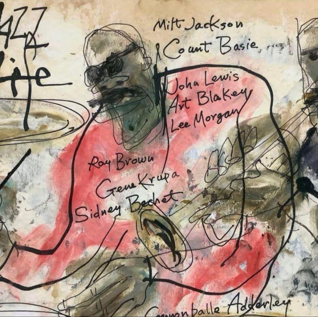 絵画・額縁・版画・津田耕・JAZZシリーズ・美術品・インテリア・雑貨