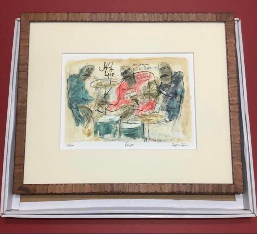 絵画・額縁・版画・津田耕・JAZZシリーズ・美術品・インテリア・雑貨