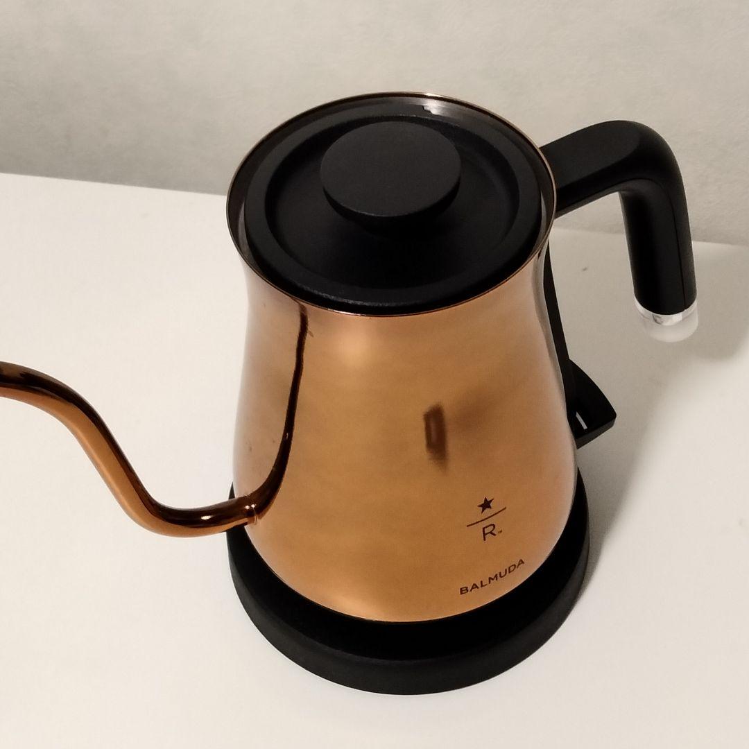 【スタバコラボ】BALMUDA 電気ケトル スターバックスリザーブモデル　475