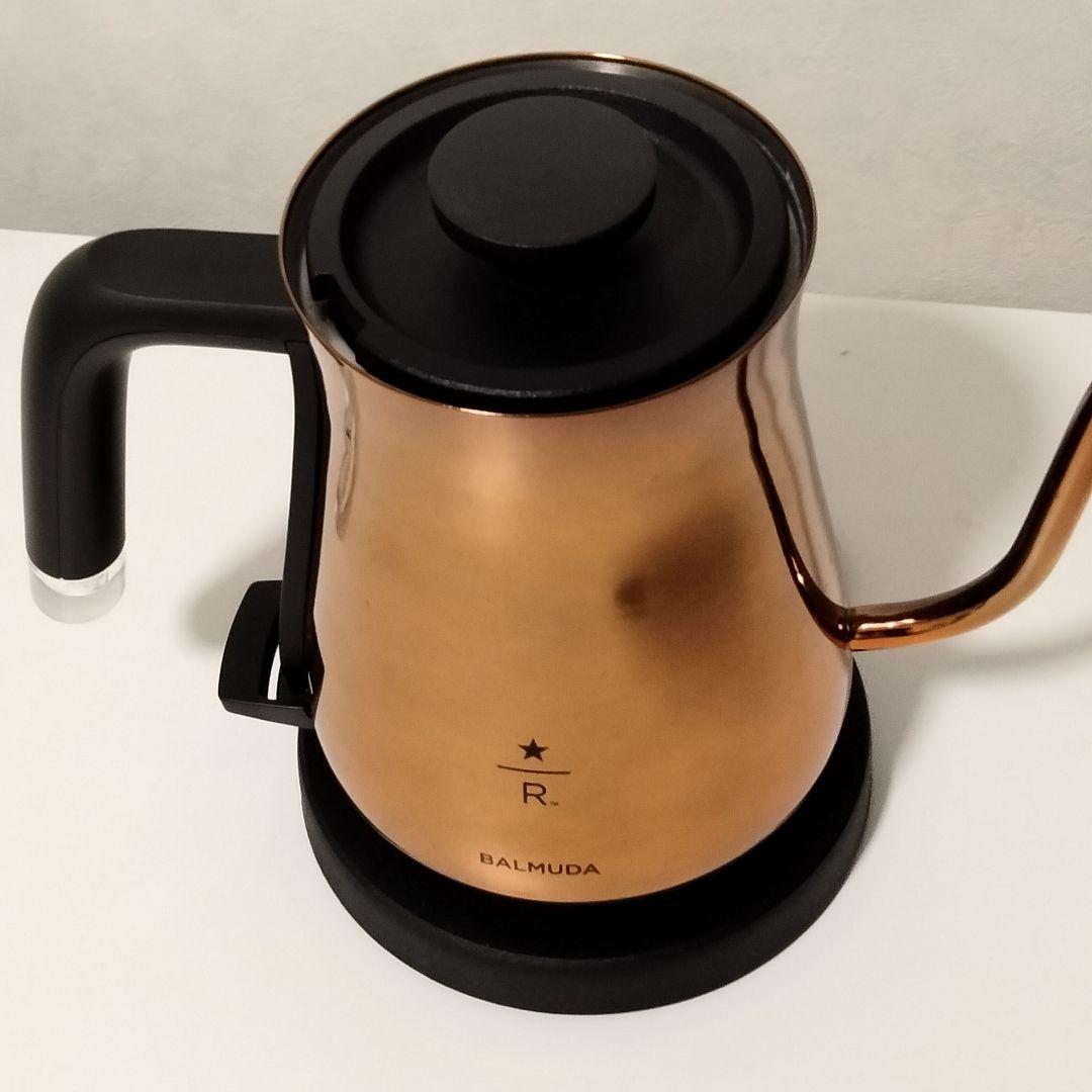 【スタバコラボ】BALMUDA 電気ケトル スターバックスリザーブモデル　475