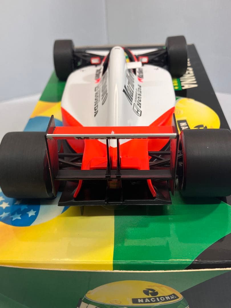 【美品/マルボロ仕様】1/18 ミニチャンプス マクラーレンホンダMP4/6セナ