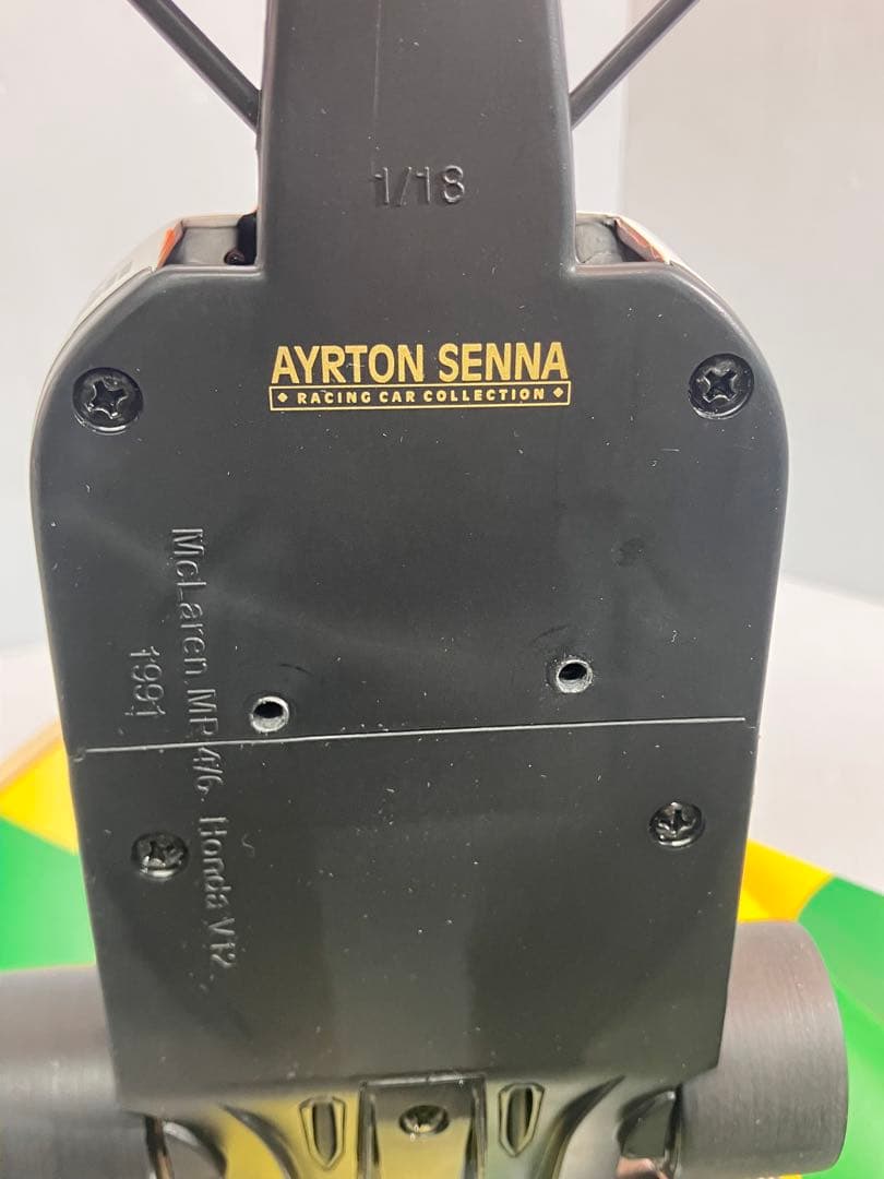 【美品/マルボロ仕様】1/18 ミニチャンプス マクラーレンホンダMP4/6セナ