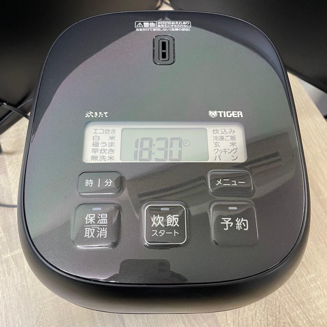 『2025年製』TIGER タイガー炊飯器 JBS-A055 ブラック 3合 M