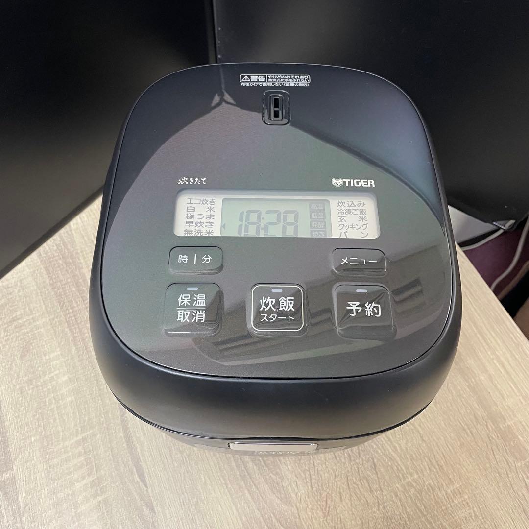 『2025年製』TIGER タイガー炊飯器 JBS-A055 ブラック 3合 M