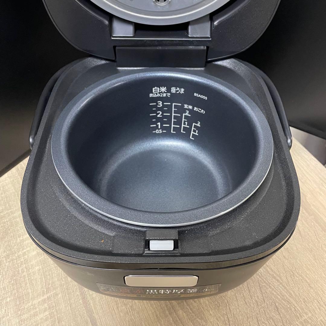 『2025年製』TIGER タイガー炊飯器 JBS-A055 ブラック 3合 M