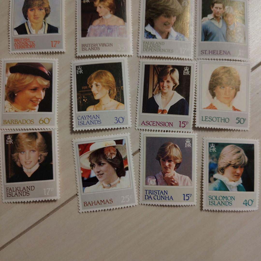 貴重　ダイアナ妃　 21歳誕生日記念切手　外国切手