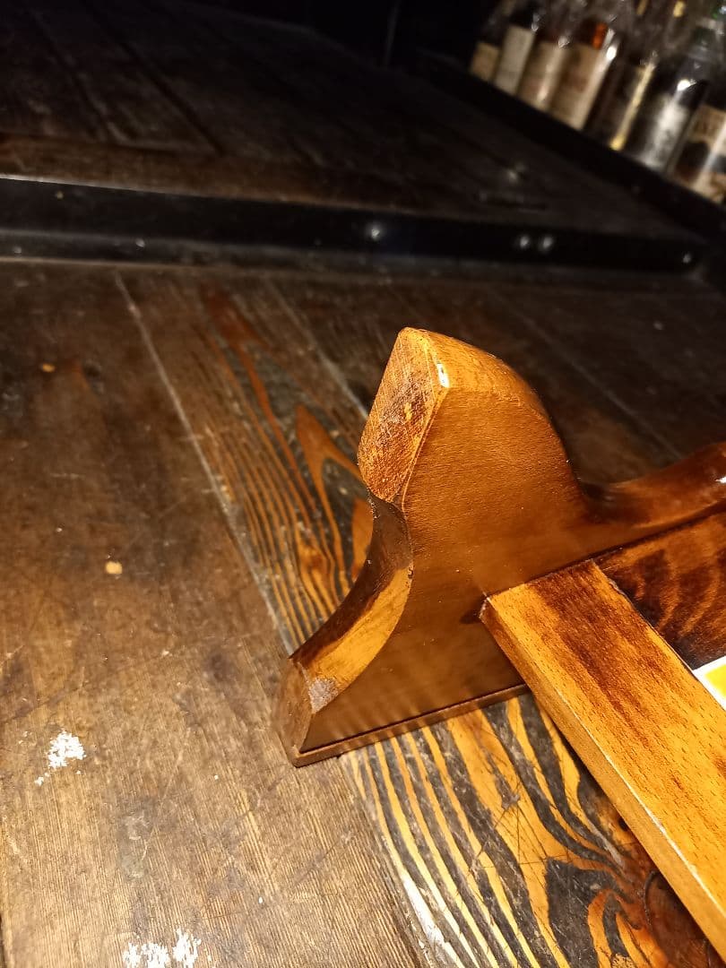 希少　浜本工芸　ヴィンテージ　タイル張り　木製　ブックスタンド