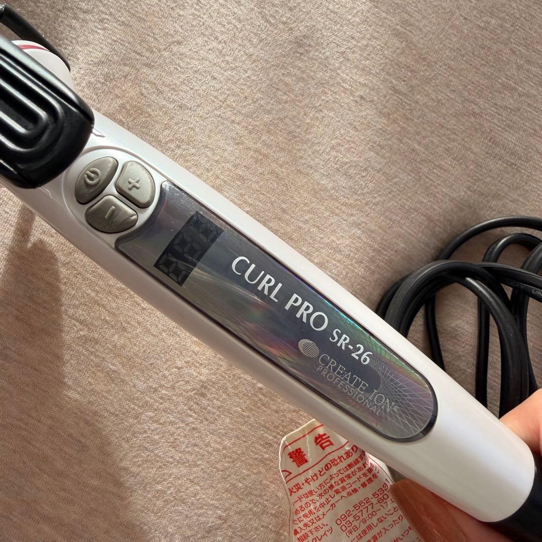 クレイツ ヘアアイロン 26mm コテ カールアイロン