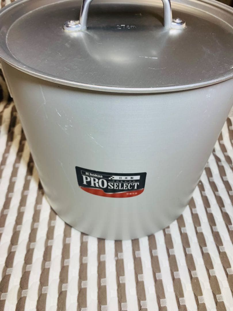 寸胴鍋　フタ付き　27cm目盛りあり　日本製　飲食店　ビストロ