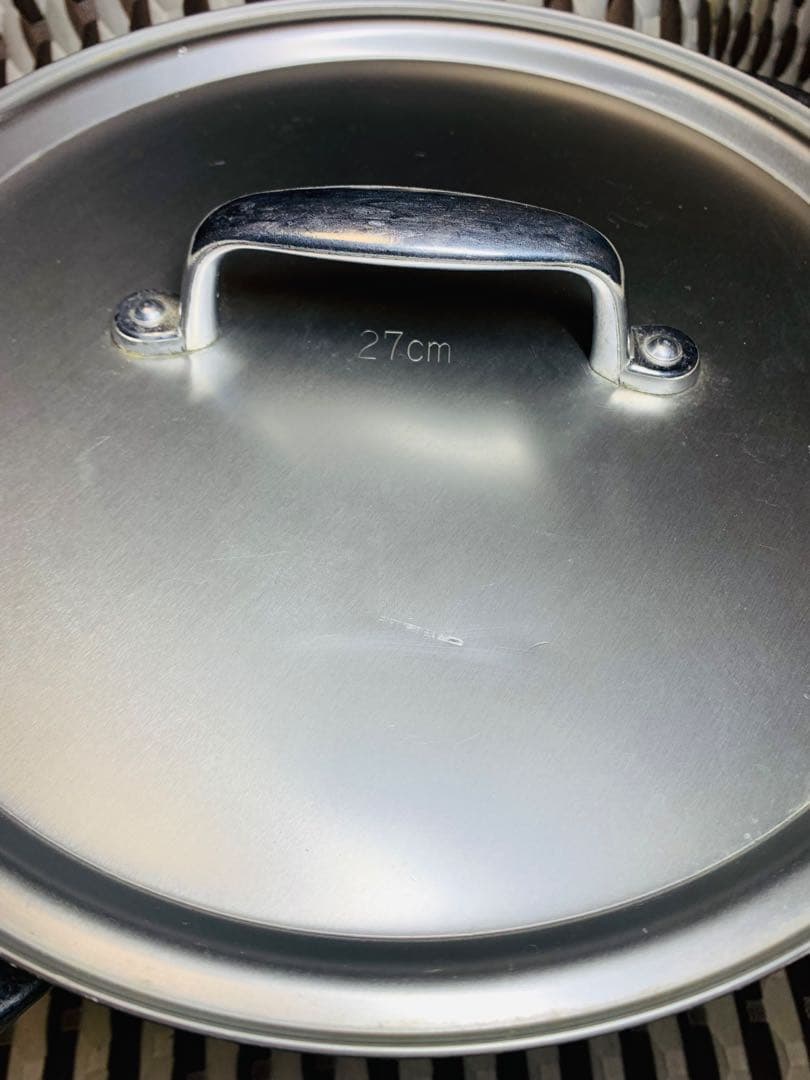 寸胴鍋　フタ付き　27cm目盛りあり　日本製　飲食店　ビストロ