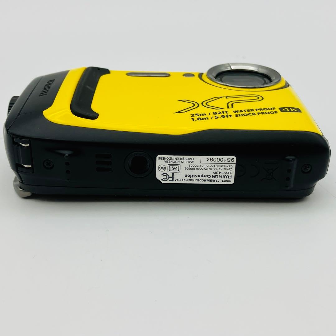 FUJIFILMフジフイルム FinePixXP140イエローコンデジ