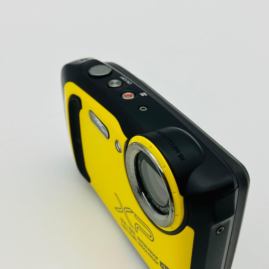 FUJIFILMフジフイルム FinePixXP140イエローコンデジ