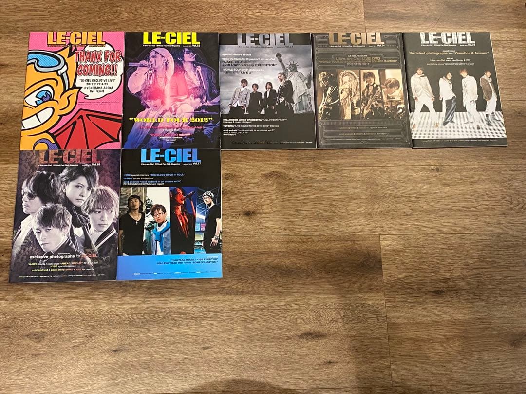 L'Arc～en～Ciel　ラルクファンクラブ会報 52冊セット