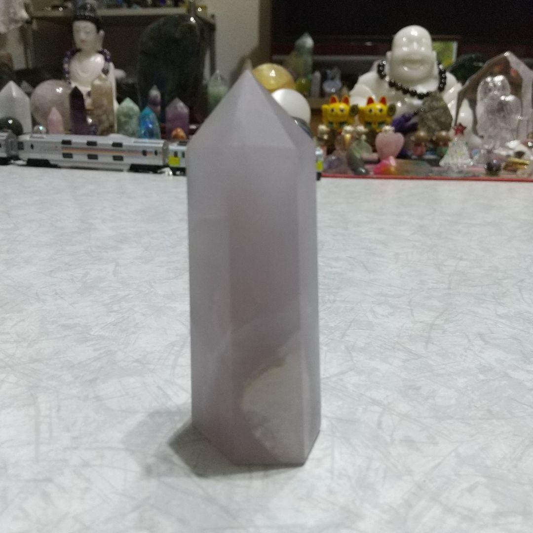 天然石　タワー　１３１グラム　お買い得　どっしり　六角柱