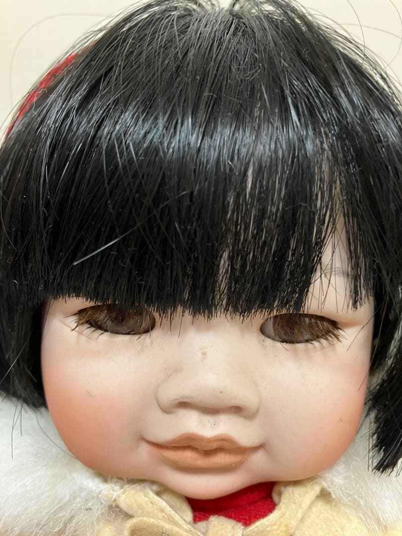 日本人形　創作人形　ビスクドール リボーンドール 抱き人形 希少　市松人形