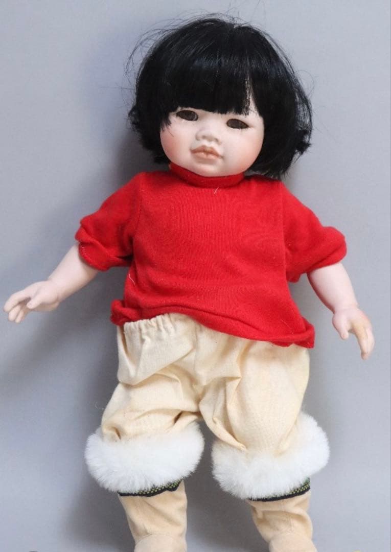 日本人形　創作人形　ビスクドール リボーンドール 抱き人形 希少　市松人形