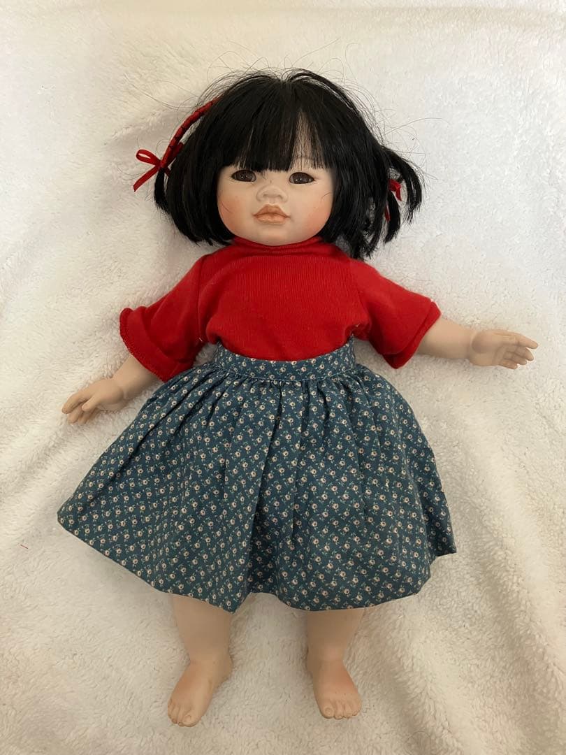 日本人形　創作人形　ビスクドール リボーンドール 抱き人形 希少　市松人形