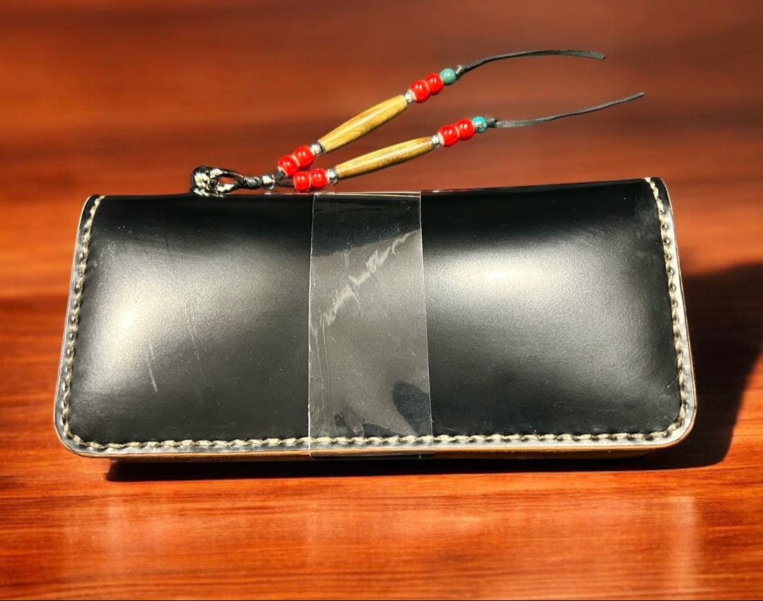 Gravy Leather ウォレット コードバン ネイティブ ライダース長財布