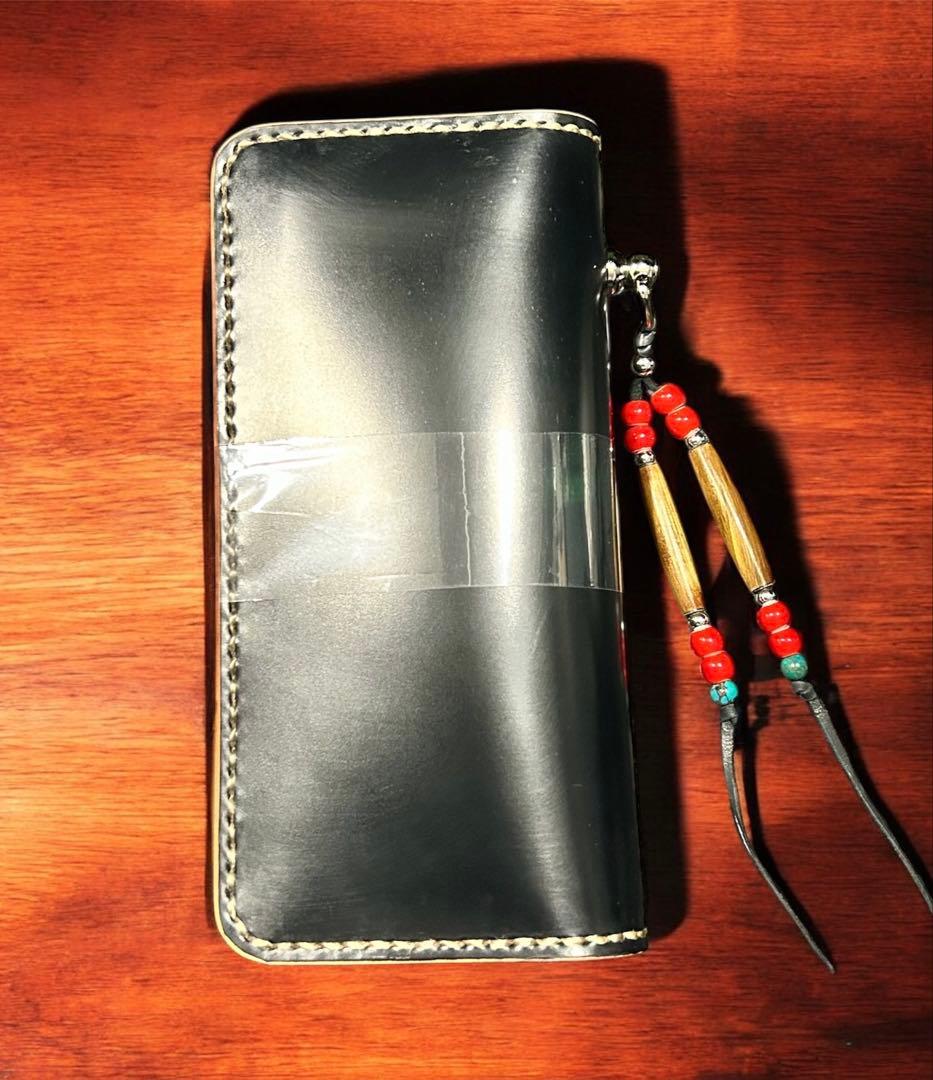 Gravy Leather ウォレット コードバン ネイティブ ライダース長財布