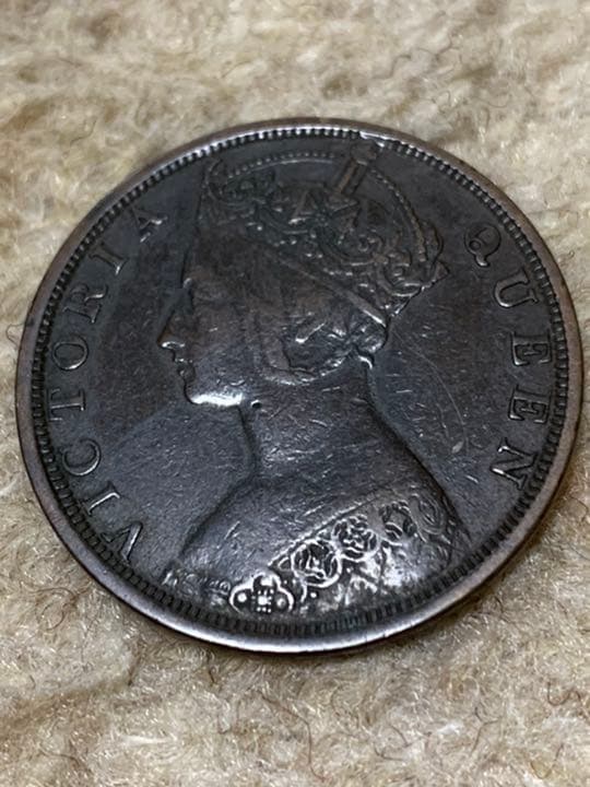 古銭　香港1901年H