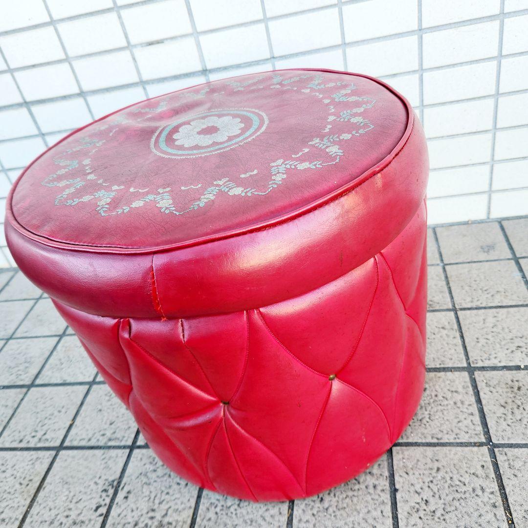 昭和40年代 昭和レトロ みゆきスツール メリーオープン 椅子 昭和ファンシー