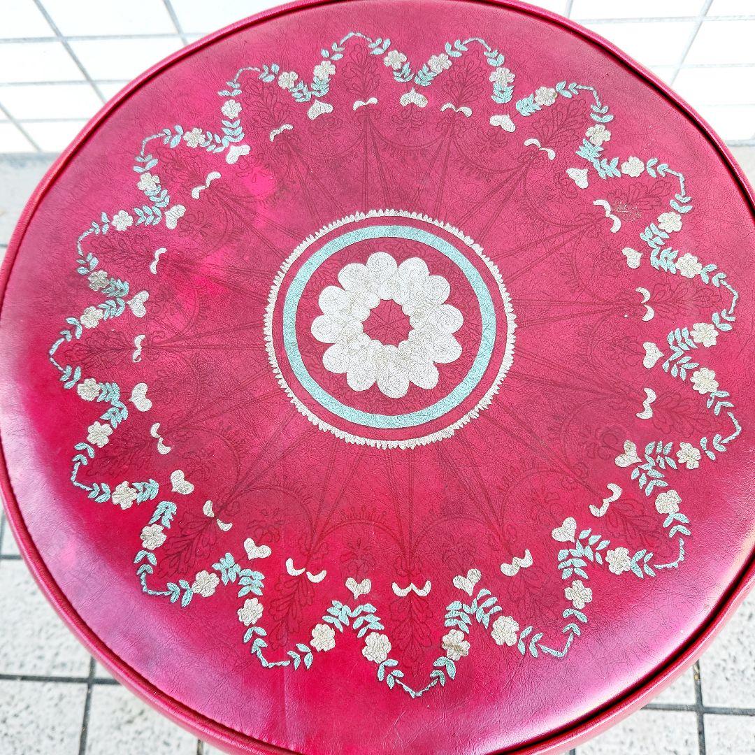 昭和40年代 昭和レトロ みゆきスツール メリーオープン 椅子 昭和ファンシー