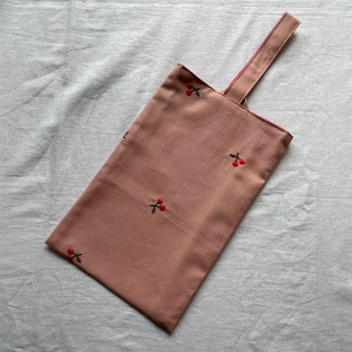 ハンドメイド♡さくらんぼレッスンバッグセット