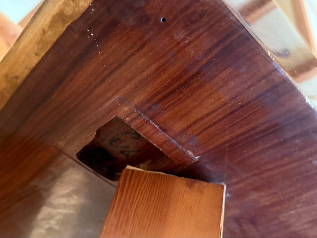 【送料込み】一枚板　花梨　ダイニングテーブル　座卓