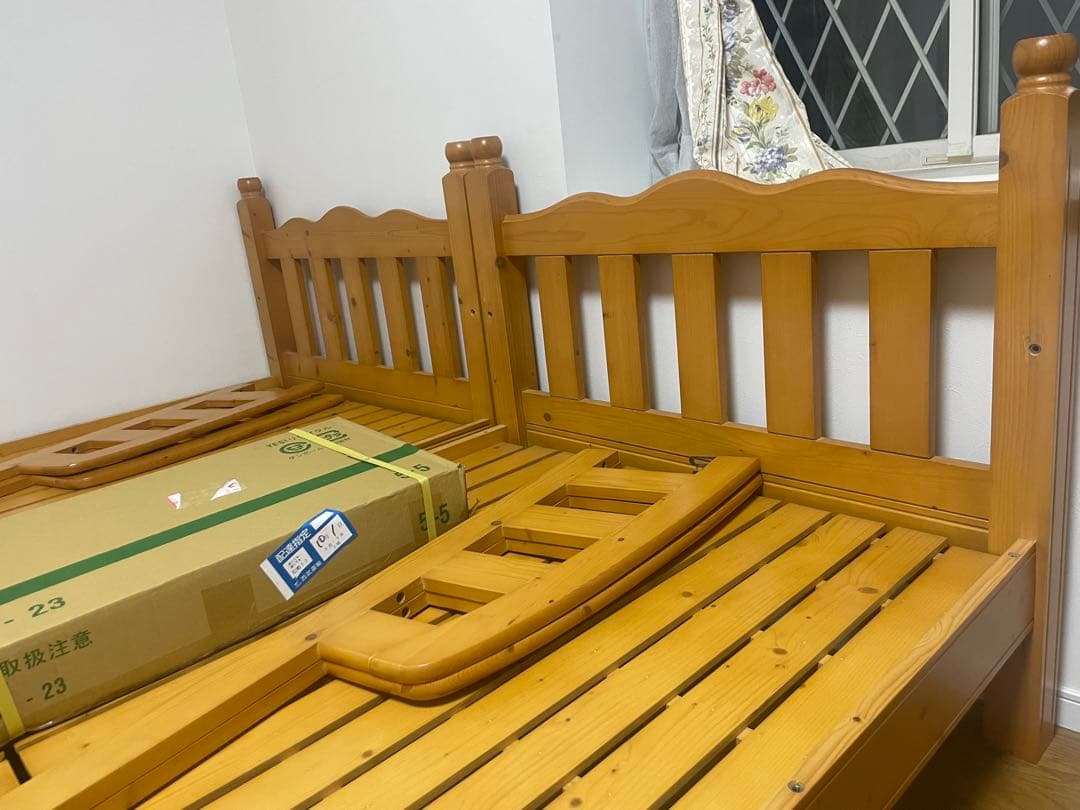 天然木二段ベッド　引き取り（東京）
