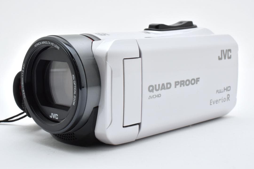 【美品】JVC ケンウッド　Everio GZ-R400 ホワイト　動作確認済