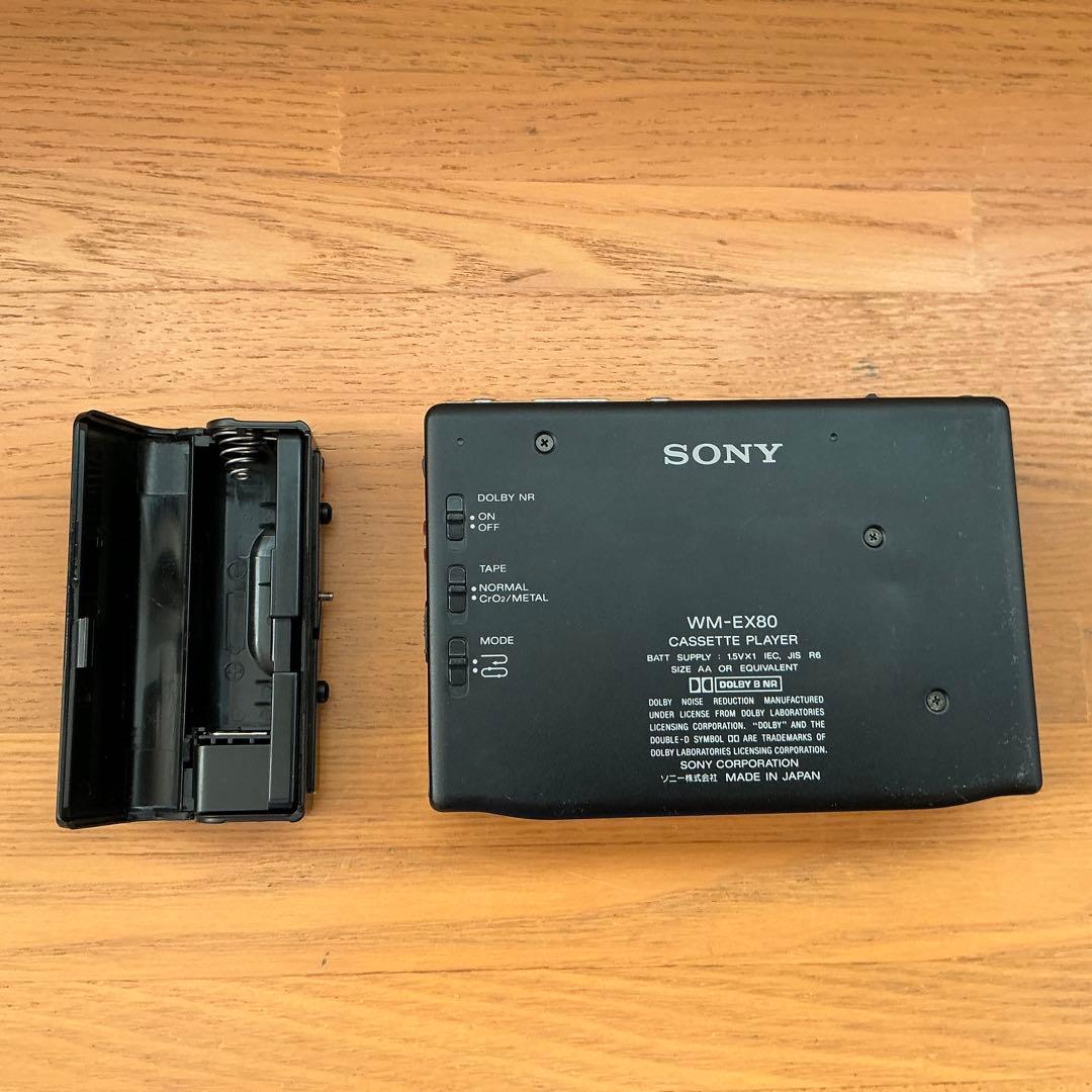 【ジャンク品扱い】 SONYカセットプレーヤー TCM-80及び WM-EX80