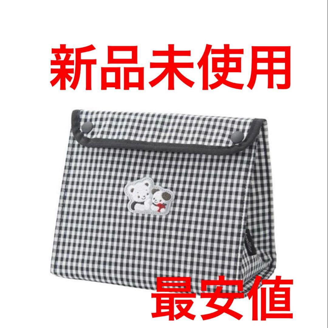 ファミリア　保冷バッグ　ギンガムチェック　新品未使用　保冷ポーチ