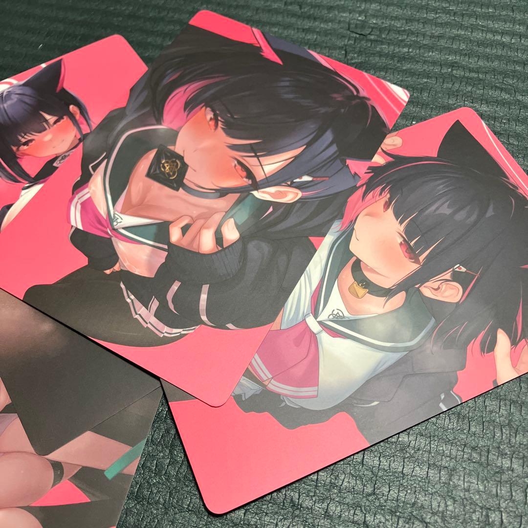 カズサ　イラストカード　ブルアカ　杏山カズサ　ポストカード　ブルーアーカイブ