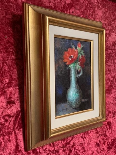 【３／１９迄の豪華２点セット】黒木トモ子◆油彩Ｆ３号☀️池畠利一◆油彩ＳＭ