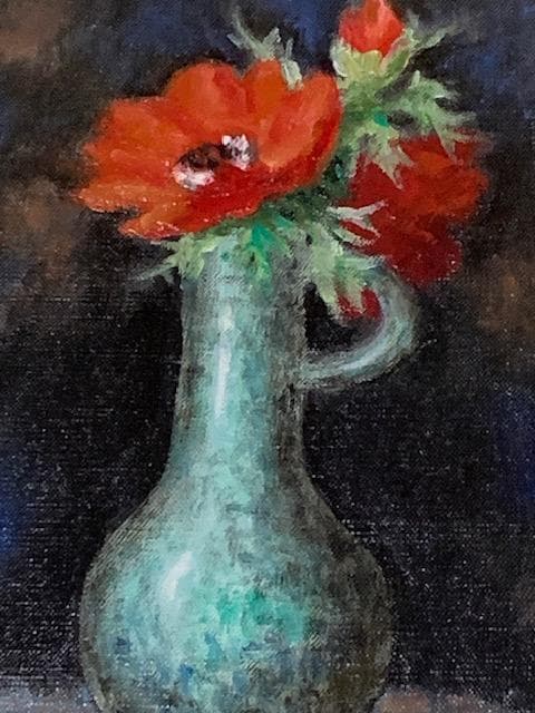 【３／１９迄の豪華２点セット】黒木トモ子◆油彩Ｆ３号☀️池畠利一◆油彩ＳＭ