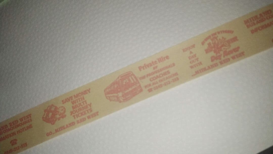 おすそ分け）ヴィンテージチケット ジャンクジャーナル コラージュ ロールチケット