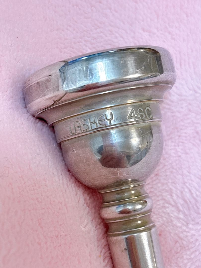 Laskey 46C トロンボーンマウスピース 細管