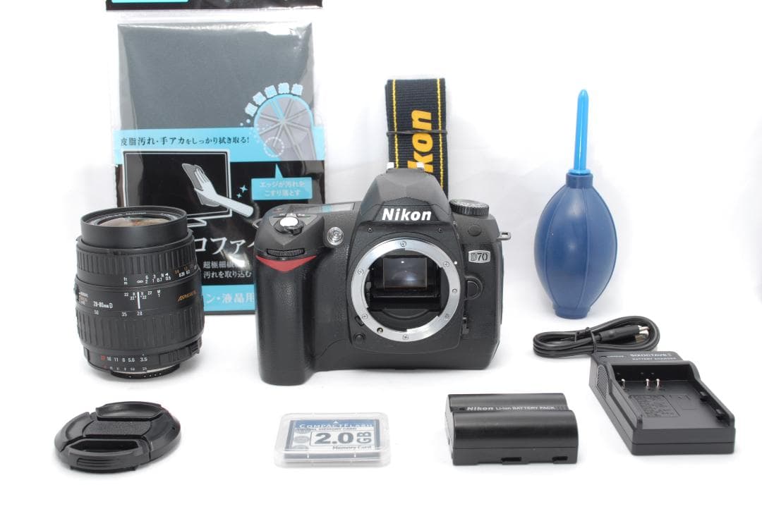 ✨すぐに使える✨Nikon D70✨ショット数わずか✨美品✨CFカード付✨一眼✨