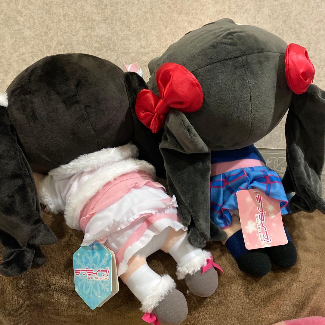 ラブライブμ's 矢澤にこ　ジャンボ寝そべりぬいぐるみ 制服 スノハレ セット