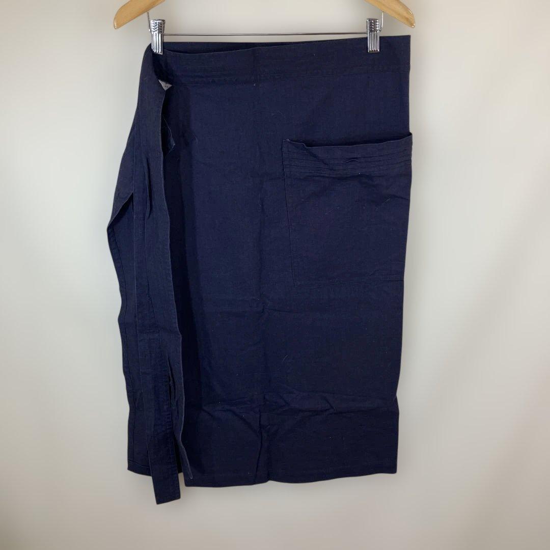 ISSEY MIYAKE イッセイミヤケ　エプロン　タブリエ　腰巻き　コットン